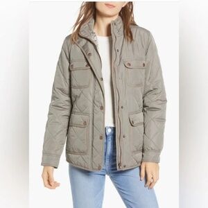Thread & Supply Fleece Lined Quilted Utility Jacket XS